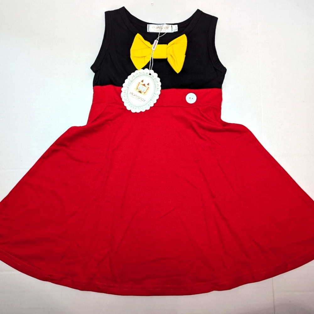 Girl's Minnie Mouse Inspired Twirl Dress